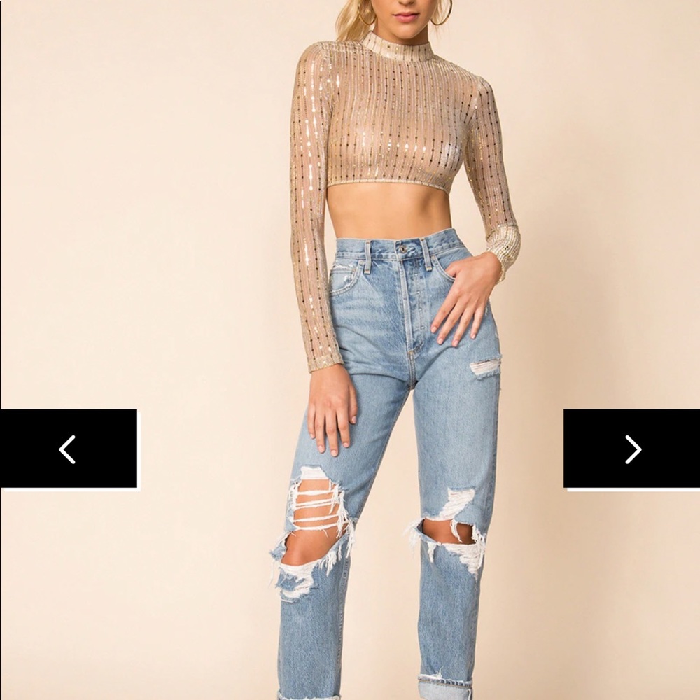Superdown Sia Crop Top SOLD OUT